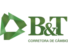 logo do b & t - corretoria de câmbio